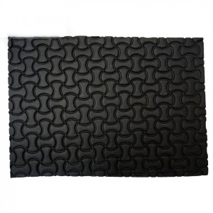 China manufacturer reliable quality black sole sheet eva with bone pattern