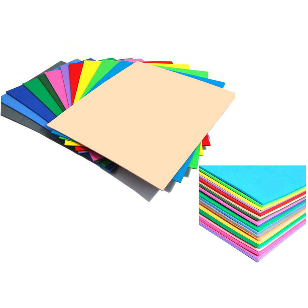 factory direct custom 7mm 3mm Colorful EVA Thin Foam Sheet for eva soles and packing