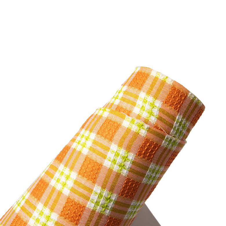 Fast delivery Soft Foam Roll - 2020 pumpkin orange factory direct fabric textured plaid adhesive back color eva foam sheet – WEFOAM Featured Image
