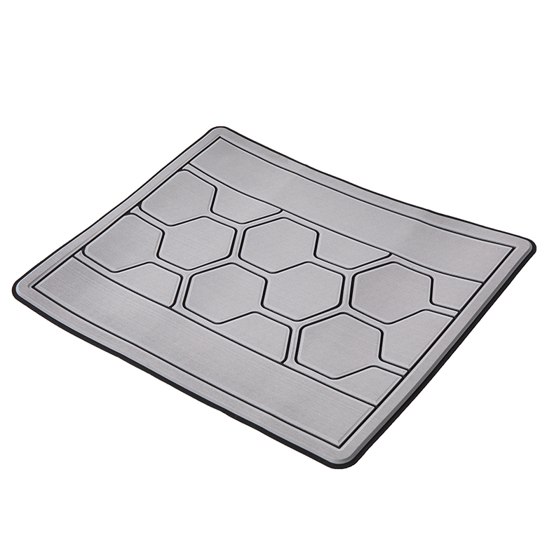 Wholesale EVA foam honeycomb hexagonal faux sheet boat yacht synthetic self-adhesive boat flooring pad