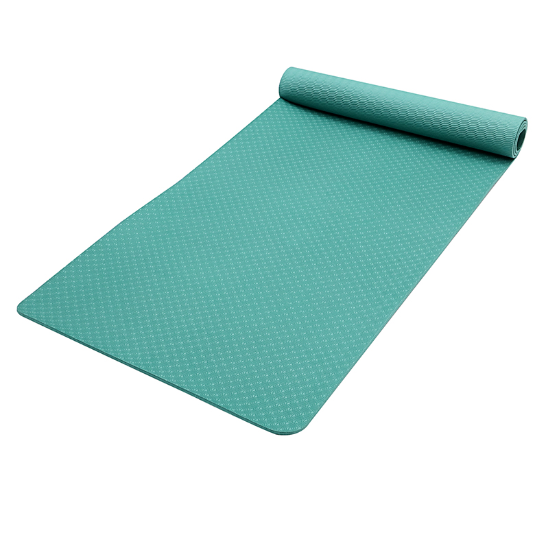 2020 Hot sale high quality Custom solid color non skid extra wide tpe foam roller wide yoga mat for kids with logo printing