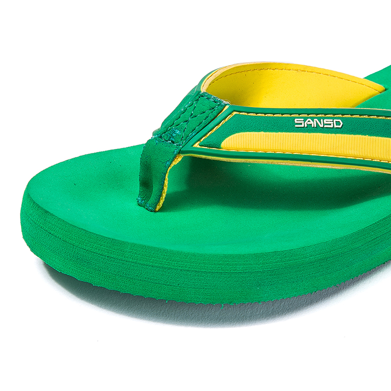 Factory Price Pvc Beach Slipper - china factory Comfortable soft thick sole slipper indoor green color slippers rubber flip flops – WEFOAM