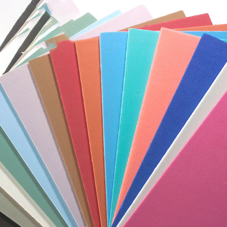 Factory direct Closed cell EVA waterproof flexible foam board bright color good quality China