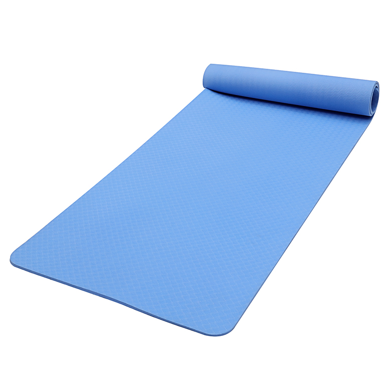 Factory Supply Body Alignment Lines Yoga Mat - 8mm custom logo folding portable tpe yoga mat with skid proof waterproof – WEFOAM detail pictures