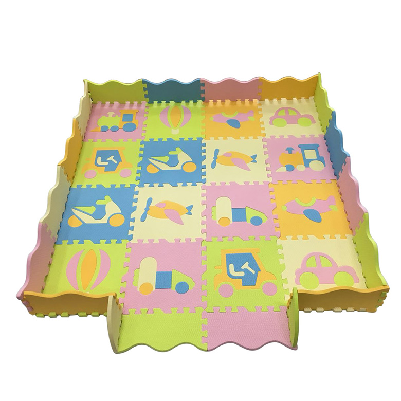New design wholesale eco-friendly skid proof interlocking baby education eva foam puzzle mat for kids