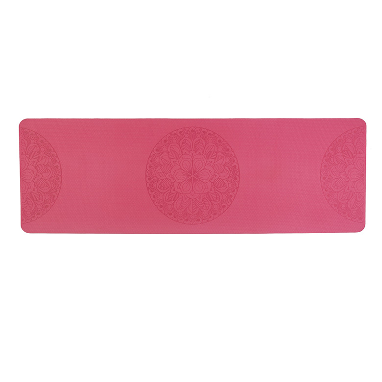 One of Hottest for Yoga Mat Logo Custom Print - Professional anti-fatigue  tpe print handmade lotus luxury style gym exercise bady fit biodegradable body fit yoga mat – WEFOAM