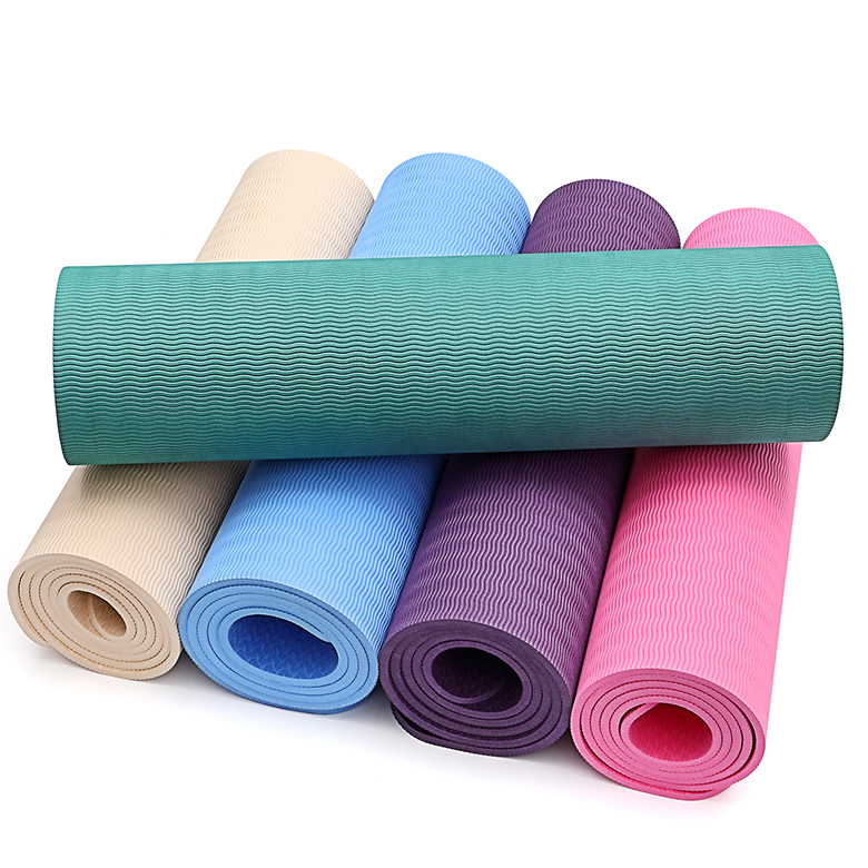 Best Price for Different Color And Thickness Mats - custom eco friendly printed pattern gym fitness tpe yoga mats – WEFOAM