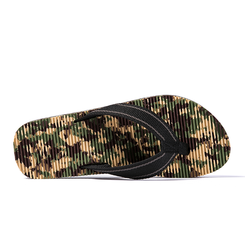 Factory source Latest Design Slipper Sandal - Embossed sole slippers men private label eco message flip flops – WEFOAM