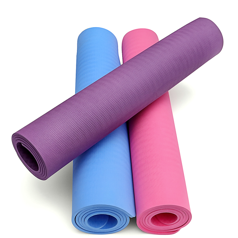 Factory manufacturer eco friendly tpe yoga mat cheap yoga mats
