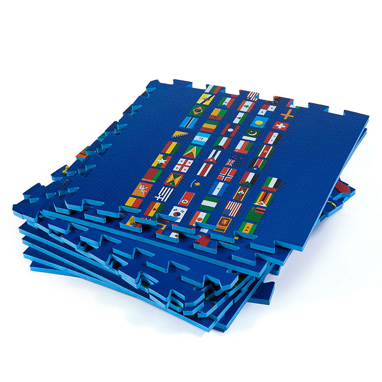 China supplier non toxic corrugated learning puzzle foam mats