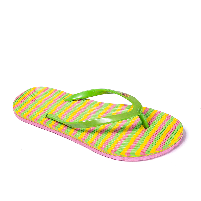 China Cheap price Eva Slippers And Sandals - Cute rainbow flip flops indoor and outdoor slippers for spring summer – WEFOAM