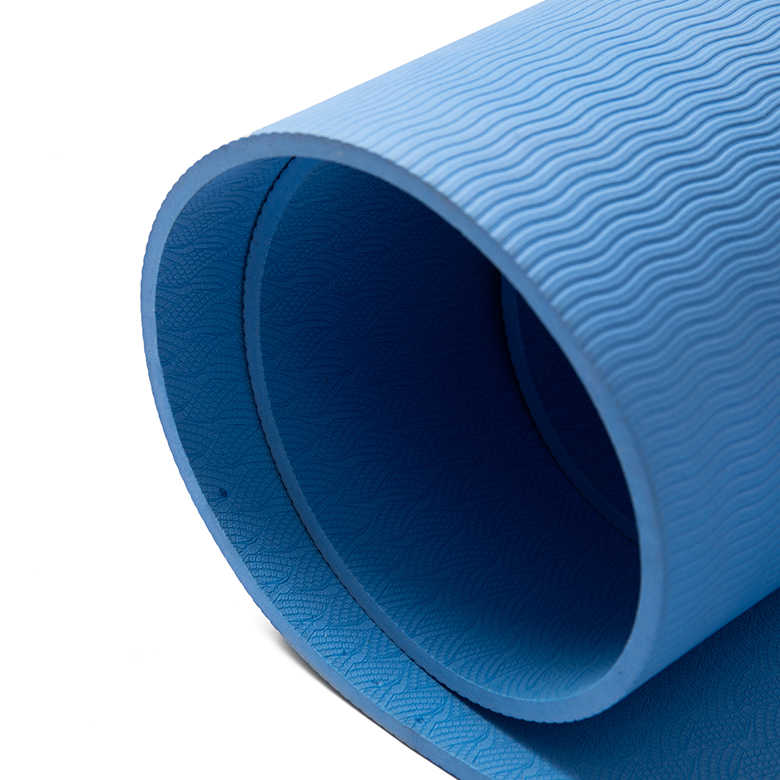 High Quality for Tpe Waterproof Yoga Mat - Factory price 1/2 inch extra thick high density exercise custom fish shape texture  tpe yoga mat eco friendly – WEFOAM