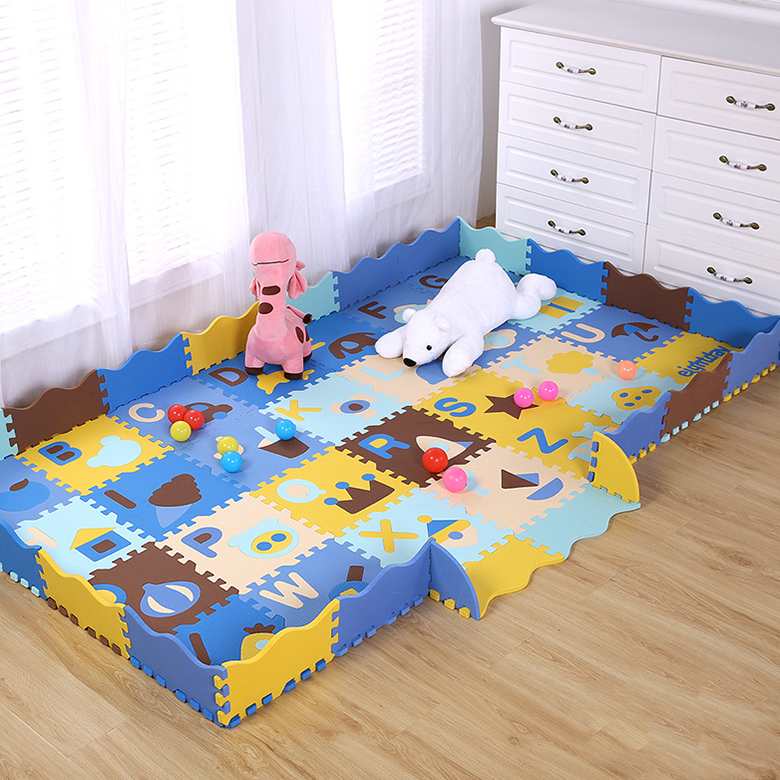 New wholesale non toxic color kid baby toddler puzzle eva foam tatami baby mats for sale