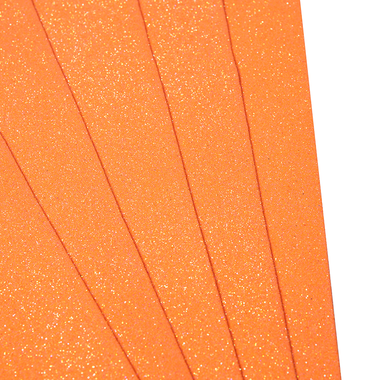 China wholesale Waterproof Foam Sheet - China supplier non toxic factory orange pumpkin thick and soft assorted color EVA foam paper for children's craft activities – WEFOAM