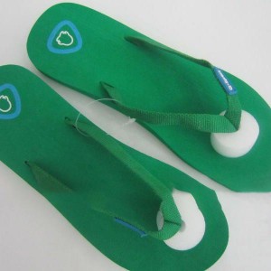 green women ladies flat fancy slippers