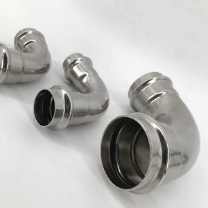 European Standard Stainless steel pipes 90 Equal elbow A type