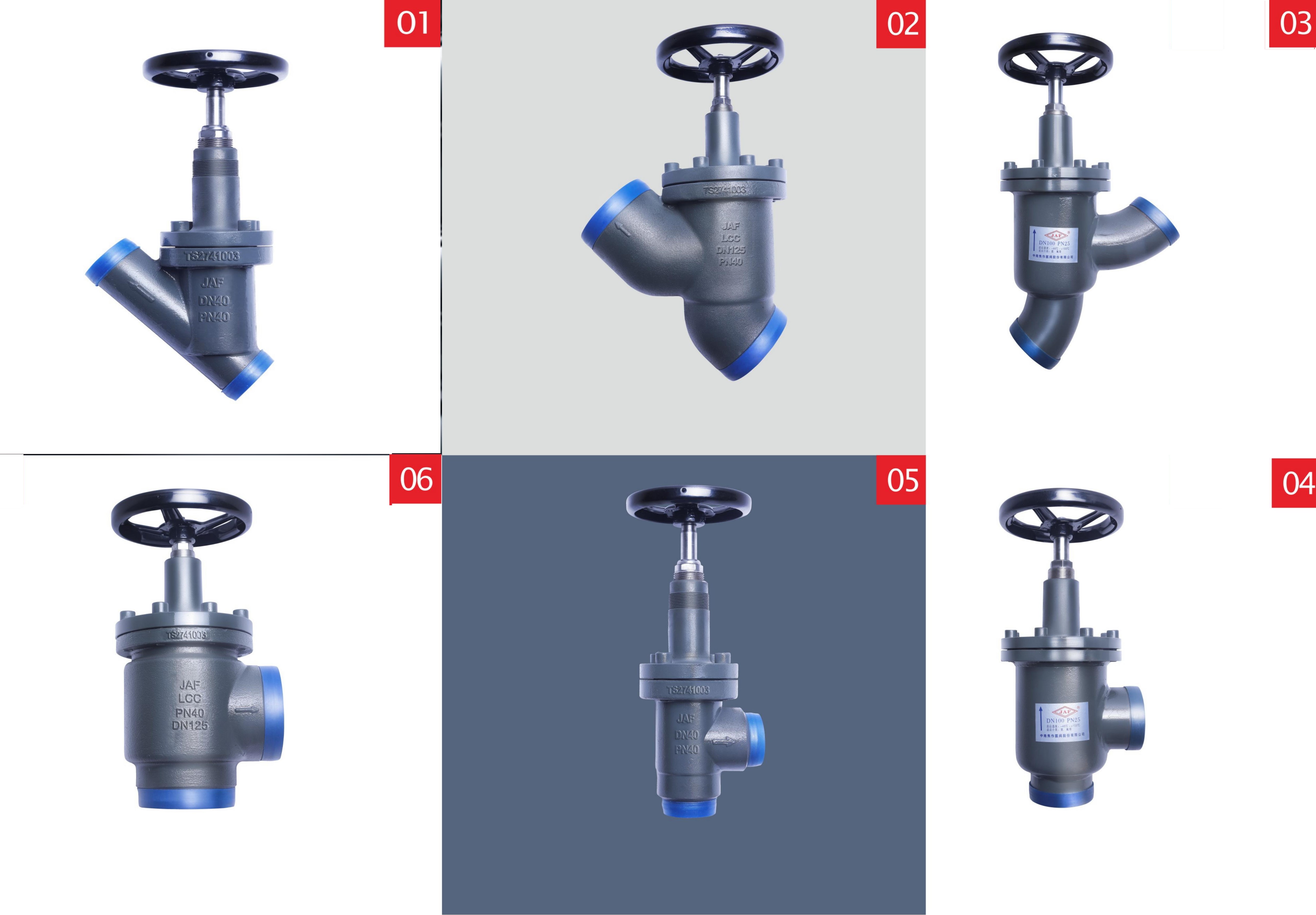 High-quality Butt-welding angle way sotp check valve shut-off valve for cold room Featured Image