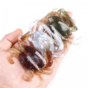 WHHJ-SO068 Artificial Soft Crab Lure With Hook