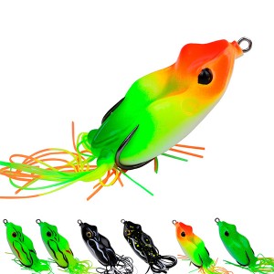 WHSB-FR041 6.5cm 16g 6 Colors Soft Frog Fishing Lure