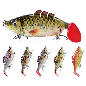 WHQQ-CC59 16.5g 10cm 5 Colors Multi Jointed Fishing Lure