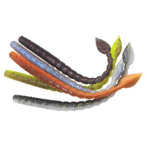 WHSBE-SL1 2.2g 110m 5Colors Artificial Soft Worm Fishing Lure