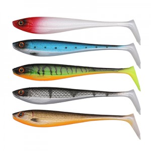 WHJT-10504 9cm 5.4g 5Colors Artificial Soft Fish Lure