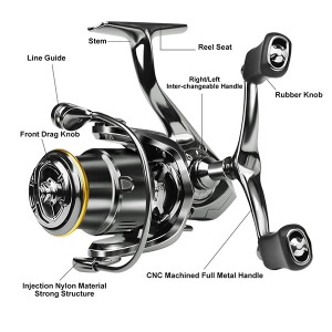 WHSB-HES Full Metal Spinning Fishing Reel