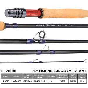 WHSB-FLRD010 9ft/2.74m Fly Fishing Rod