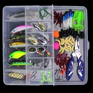 WH5034 103pcs fishing lure combo set with pp box