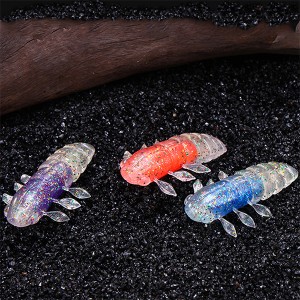 WH-SL111  5.5cm/4.6g 5Colors Floating Cicada Soft Fishing Lure