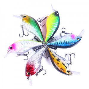 WHHJ-CB060 9.5g 7cm 5 Colors Crankbait Fishing Lure