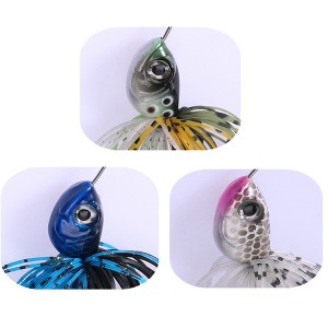 WHFRS-LDSPINNERBAIT01 10.5g 14g 6Colors Artificial Metal Spinner Lure