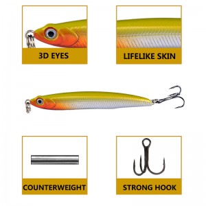 WHYY-157 10g/15g Artificial Hard Pencil Fishing Lure