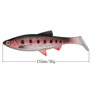 WHMJ-005 15.5cm 36g 5Colors Soft Fish Lure