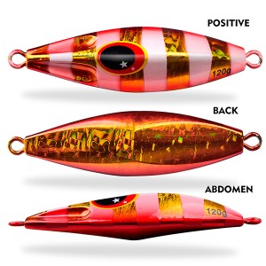WHSB-LF124 Metal Jig Lure Lead Fish Bait For Saltwater Freshwater