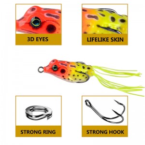 WHYY-239 Topwater Soft Frog Fishing Lure