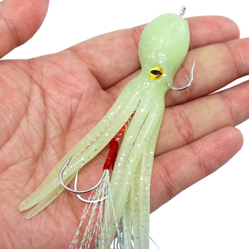 China WH-SL10 Artificial TPE Soft Octopus Fishing Lure