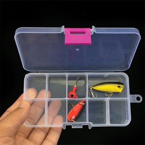 WH-TB004 Small Plastic Fishing Tackle Boxes Compartments