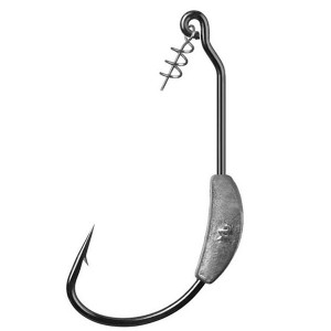 WH-H015 JY01 2g 2.5g 3g 5.25g 7g Black nickeled crank soft lure bass fly fishing hook with lead and barb