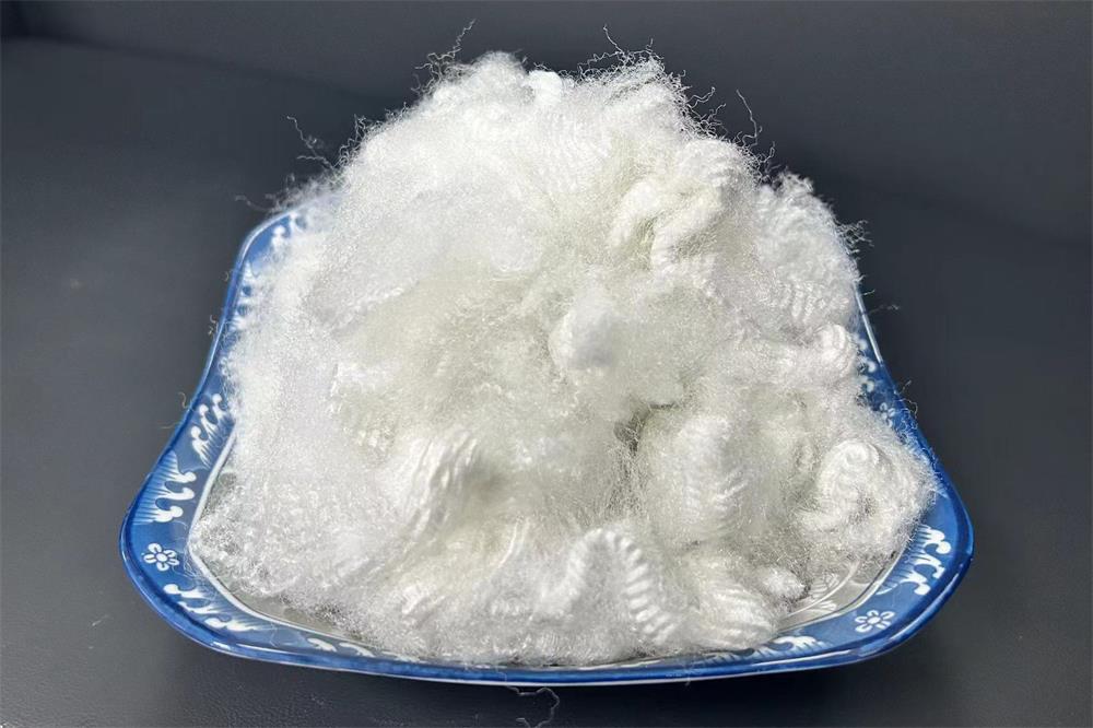 China Wholesale 3D virgin hcs hollow polyfill stuffing polyester staple  fiber price factory