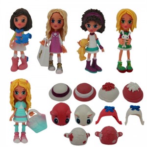 Europe style for Manufacturer Children′s Plastic Doll Action Figure Toys Blind Box Custom 3D Vinyl Plain Toy