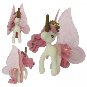 One of Hottest for Plastic Pony Cartoon Flocking PVC Injection Moulded Figure