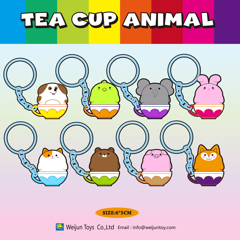 Cartoon-Mini-Figure-Key-Chain-Tea-Cup-Animal-8-to-collect1
