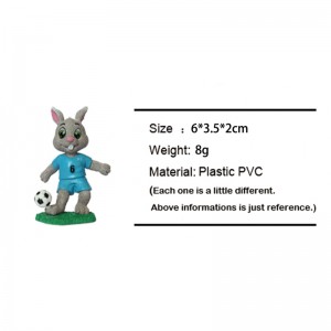Customization Rabbit Collection Football Rabbit Figure 14 to Collect