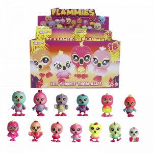 Flammies – Mini Cartoon Flamingo Plastic PVC Figures Collection