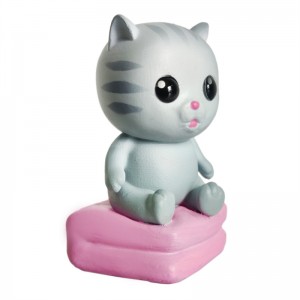 Hot-selling Customized PVC Animal Figurine Toy Model 3D Printing Cartoon Cat Action Figures