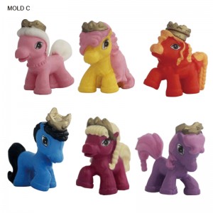 Factory Free sample Soft Plush Stuffed Withe Pony Children Baby Kids Doll Toy