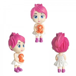 Wholesale OEM Plastic 5-6cm Small PVC Cartoon Play Gift Toys for Promotional Toys