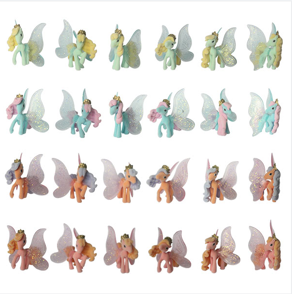 WJ2601 Small Butterfly Horse Single Color