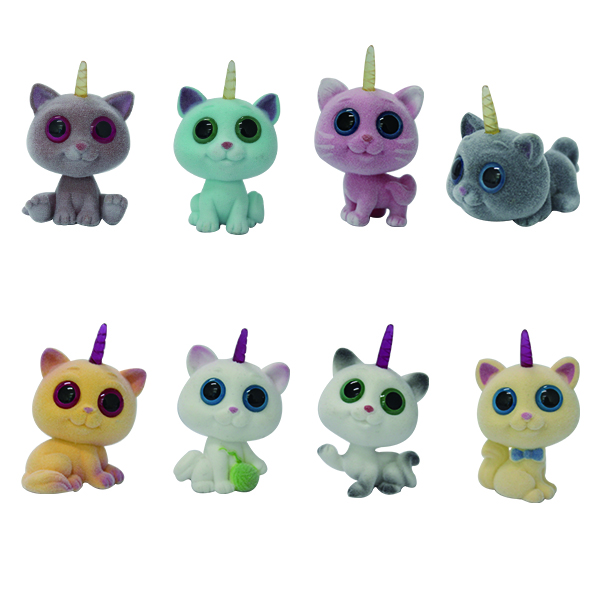 Unicorn Flocked Cat Figure Toy- A Perfect You Deserve To Collect